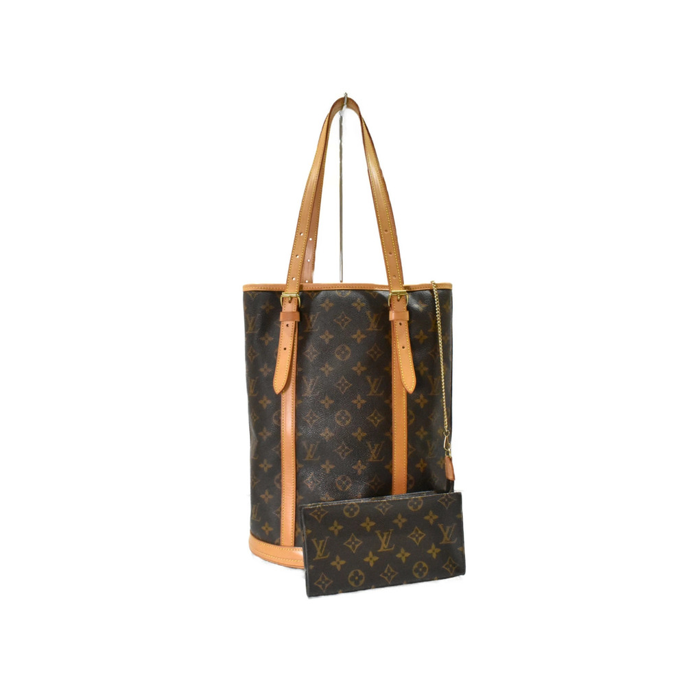 LOUIS VUITTON Bucket Tote Bag Shoulder Clutch Monogram Canvas Brown